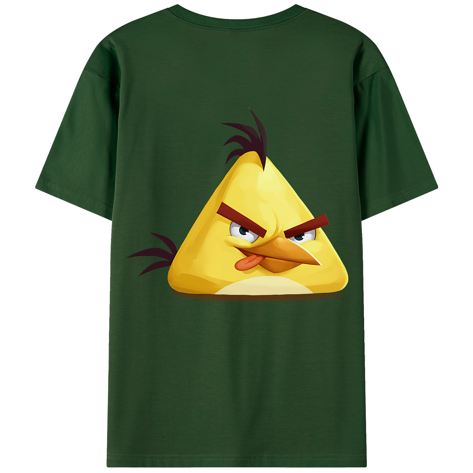 （画像用） Angry Birds アングリーバード 綿100％半袖Tシャツ（背面プリント）